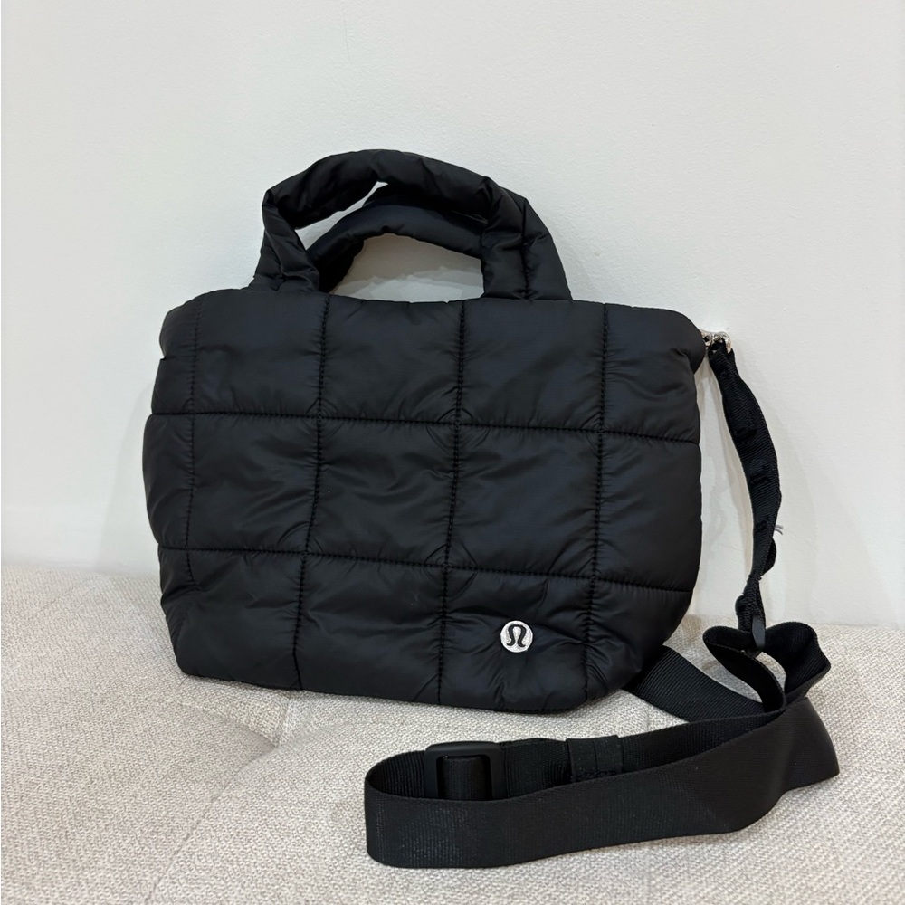 Lululemon Black Quilted Crossbody Bag